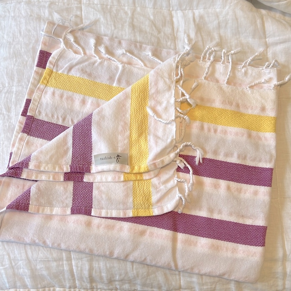 Original Turkish T Natural Beach Towel